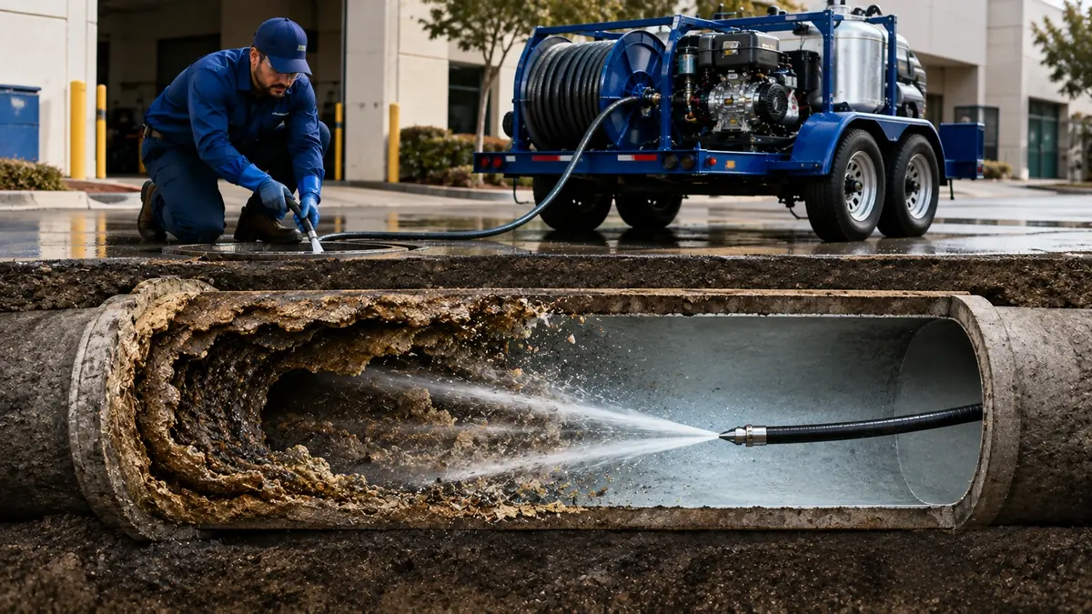 Sewer Pipe Descaling in Fairfax